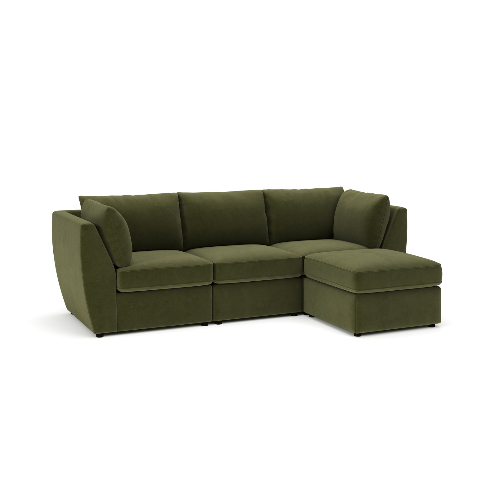 Caldwell 105" Modular Sofa, Bella Forest