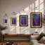 Grapes and Leaves Botanical - Framed Print-1998222978-1998222989