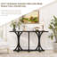 Console 59,8 "avec plateau en placage de bois et pieds courbés-529086597