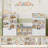74.6"W Wood Kids Bookcase With 2 Drawers, Seat Cushion And Reading Nook，Toy Organizers And Storage-1442679924