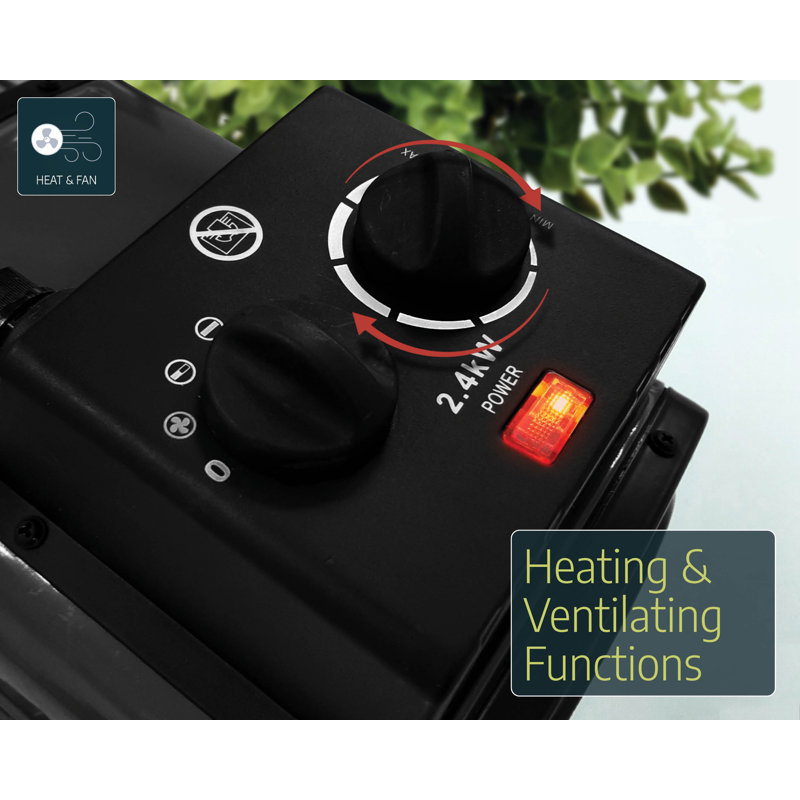 Canopia By Palram 8600 BTU Electric Utility Space Heater with Adjustable Thermostat