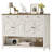 55.1" W Console Table, Entrance Cabinet With Open Shelf-1547050294