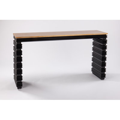 62'' Stone Top Console Table