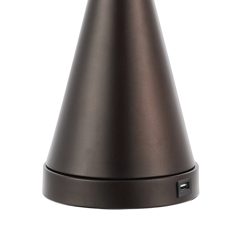 Vinona Metal USB Table Lamp, Oil Rubbed Bronze