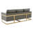 Bellago 83.5'' Faux Leather Sofa-1794552921
