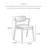 All Solid Wood, Walnut, Simple Dining Chair With Armrests