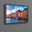 Affiche colorée de paysage de Copenhague sur toile de coton pour la décoration intérieure