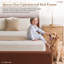 Cadre de lit rembourré Chenille Cloud pour lit simple avec tête de lit, sommier à compression, montage facile (sans sommier tapissier)-134966891-133594305