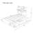 Wood Platform Bed With Bookcase Headboard-1261763875-1261763903