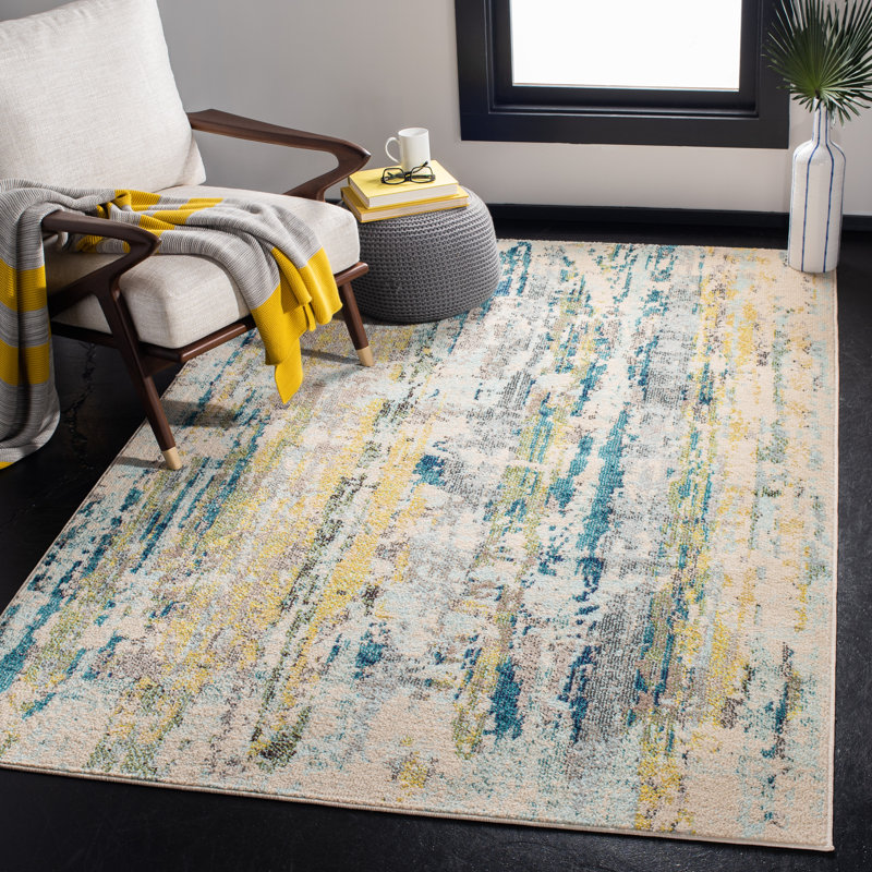 Tapis beige Riccio, Rectangle 5 pi 3 po x 7 pi 6 po