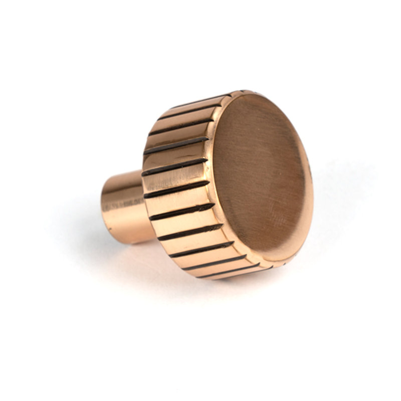 Round Knob, 2.5 cm, Polished Bronze