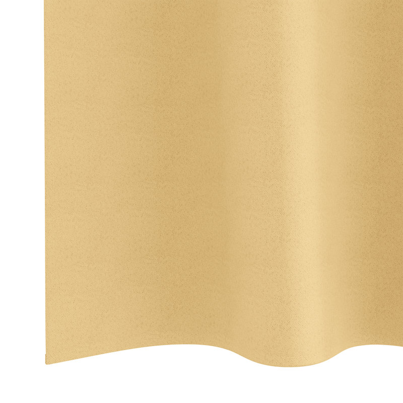 Tacorian Curtain Pair, Beige, 140cm Width x 260cm Drop
