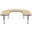 Table d'activité 60 "x 66" en forme de T avec pieds réglables-580520423-592723504-538156476