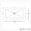 Bozidar W 32mm D Rectangle Shower Tray-1872032049-1872032001