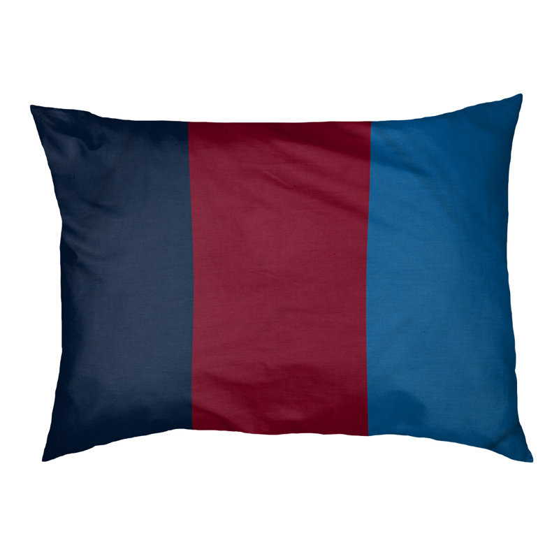 Coussin pour chien hockey Las Vegas, Grand (l 50 po x P 40 po x H 17 po), Bleu nuit polaire / rouge / bleu aviateur