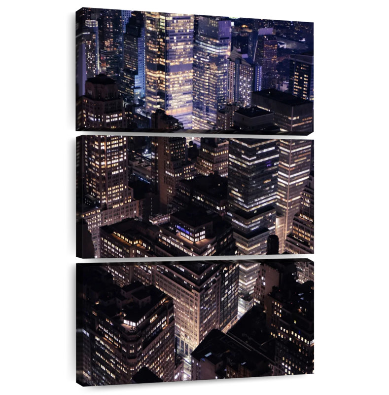 Lilie New York At Night, 32" H x 20" W
