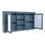Armoire de rangement murale 2 en 1 avec tablettes réglables et charnières à fermeture en douceur-130140651