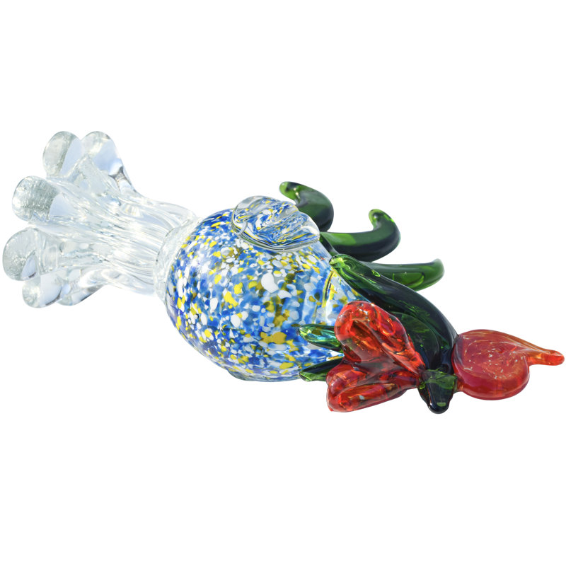 Alfredo Barbini Murano Handmade Glass Animals Hourglass