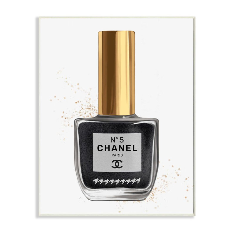 « maquillage de style noir de style lustre », impression à motif décoratif, H 20 po x l 16 po x P 1,5 po, Toile tendue