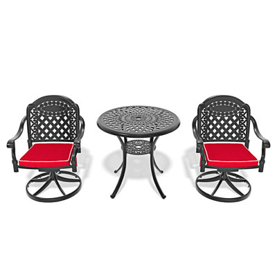 3-Piece All-Weather Cast Aluminum Dining Set