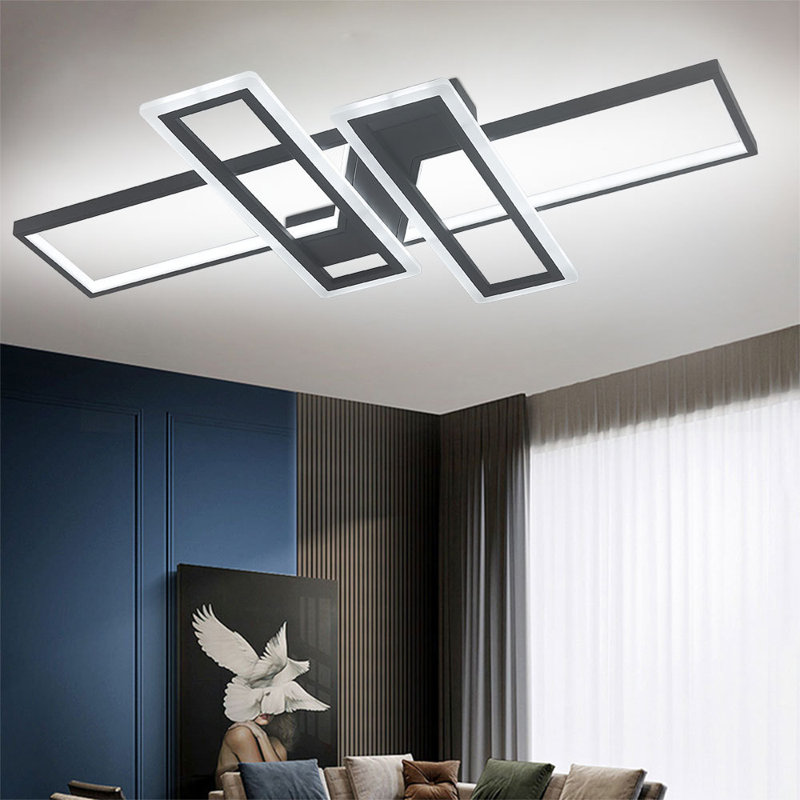 Avron LED Flush Mount, 6cm H x 120cm W x 83cm D
