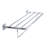 Alessia Metal Floating Shelf with Towel Bar