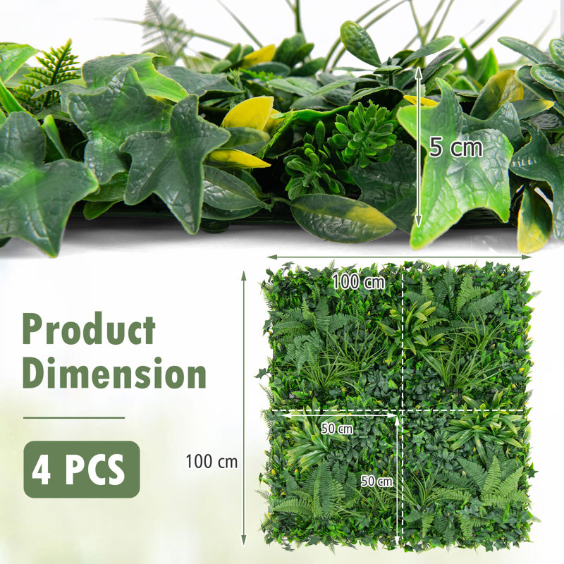 50 cm H Faux Grass Plant
