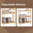 5-Tier Bamboo Storage Shelf, Multifunctional-210102384