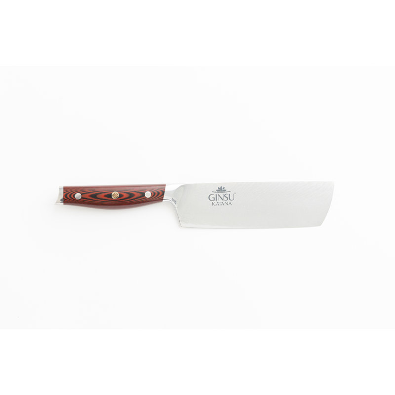 Fendoir japonais Ginsu Katana 7 po Damas