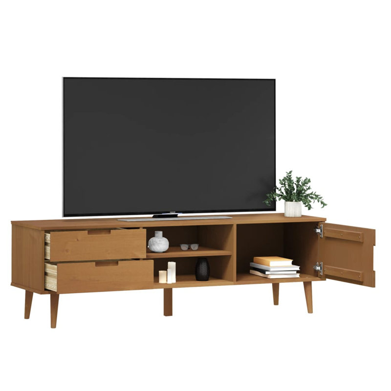 TV Stand for TVs up to 70", Brown