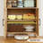 71” Tall Arched Display Storage Bookcase With Open Shelves And Cabinet-1319377971
