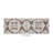 Danitra 100% Cotton 1885 GSM Bath Rug with Non-Slip Latex Backing, Soft Absorbent Machine Washable Bathroom Mat, Medallion Design, 20" x 60" Runner, Beige-14185950-14185982