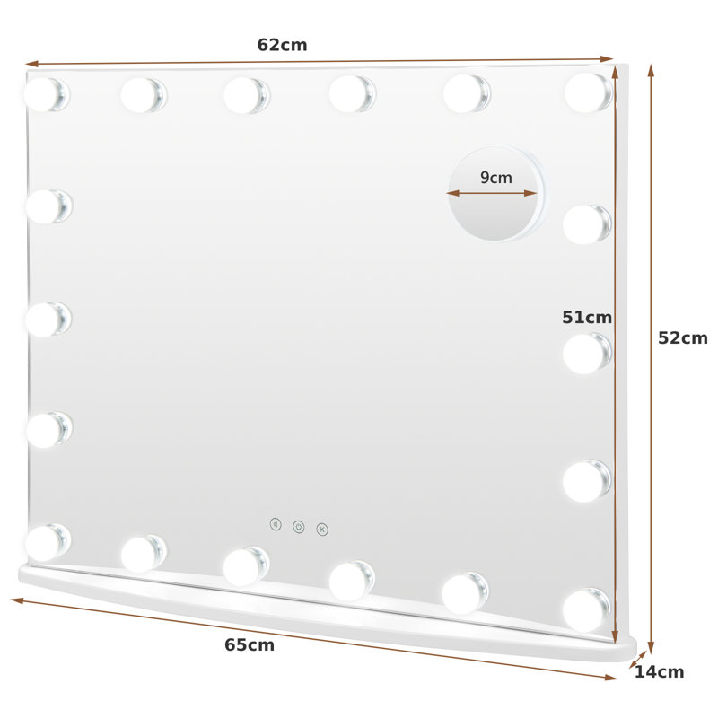 Landgrove Engineered Wood Wall Mirror