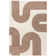 Burnest Wool Hand Woven Cream/Orange Area Rug