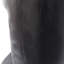 Table d'appoint ronde noire Hollow