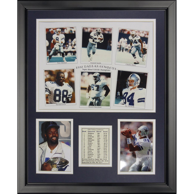 Memorabili encadrée dallas cowboys-1992 cowboys NFL