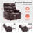 Latise Wide Power Recliner Lift Chair with Extended Footrest, Faux Leather-2139314047