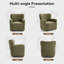 Fauteuil d'appoint rembourré à oreilles-106568687