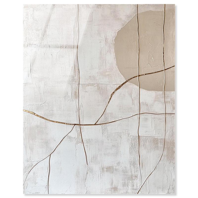 Méandre à la grâce II, impression sur acrylique, décor minimaliste par Art Remedy, H 45 po x l 36 po