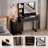 Axelson Makeup Vanity Desk with Large Mirror and Lights&Charging Station,3 Lighting Modes-2034258280