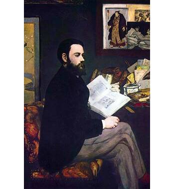 Portrait of Emile Zola by Edouard Manet