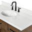Ensemble de meuble-lavabo simple en bois massif 48 po avec lavabo en quartz Carrara de 1,5 po Tidworth-761863594-758939502
