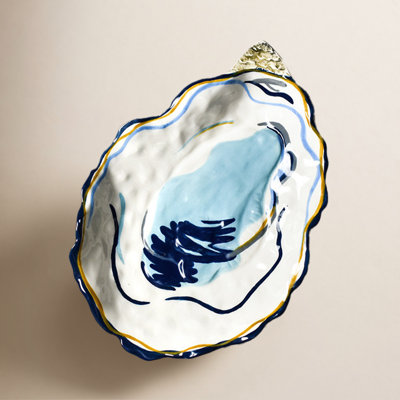 Coton Colors Oyster 6" Ceramic Salad Plate