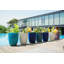 Pot de fleurs en céramique, pot de fleurs moderne pour patio extérieur, jardin, rebord de fenêtre-280592349