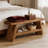 Entryway Bench,2-Tier Shoe Bench,Rectangular Bed Bench