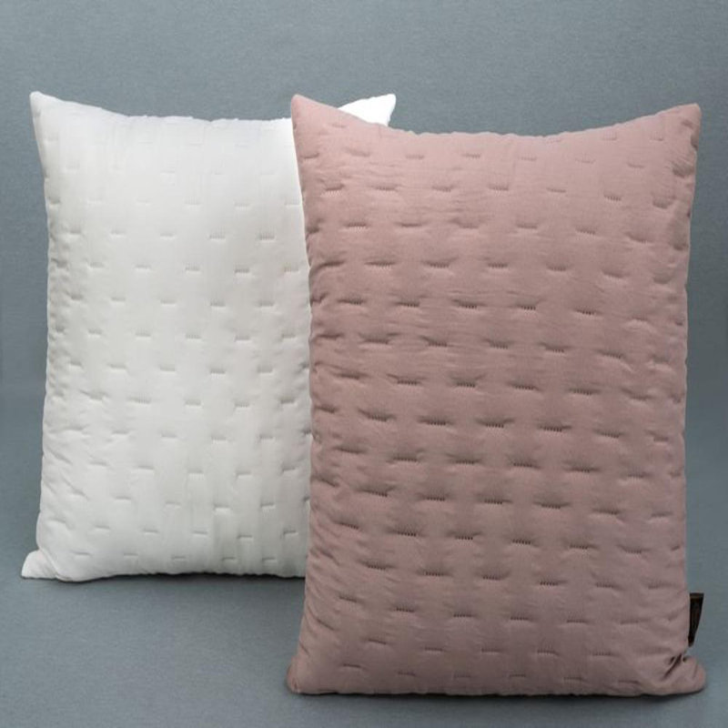 Libyer Fabric Zip Square Oxford pillowcases, White