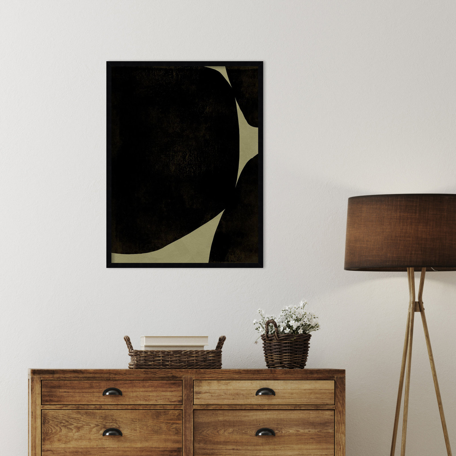 Heirloom Orbs I Print by Jacob Green, Black, 33" H x 25" W x 1" D