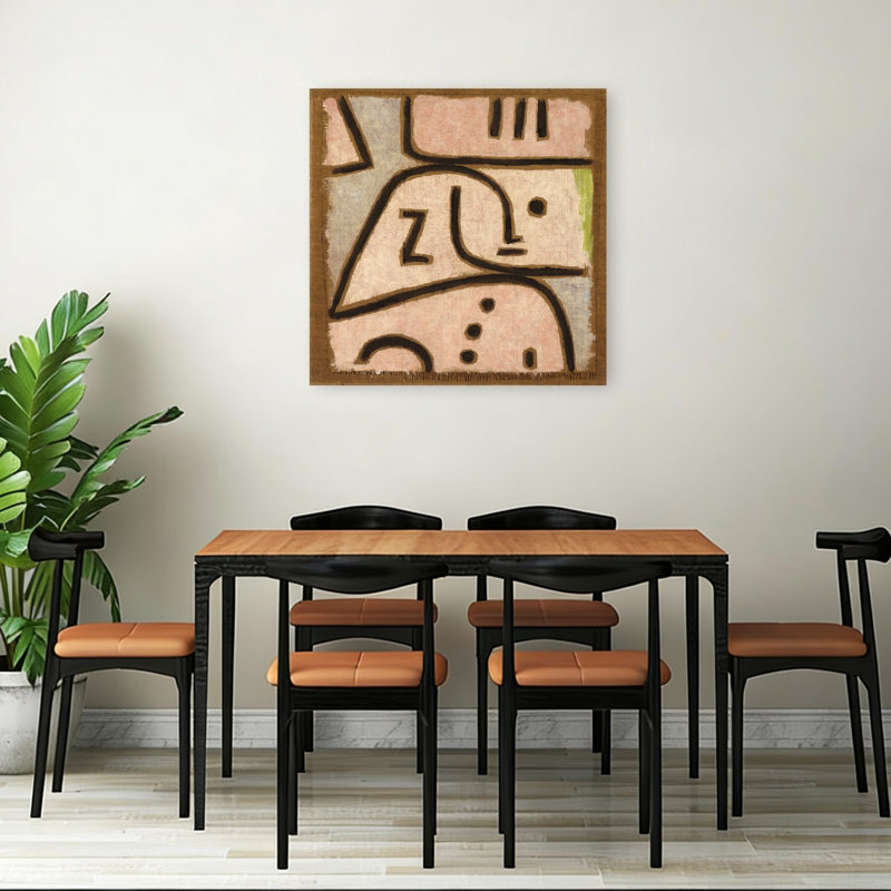 Wi, impression d'art moderne classique abstrait, H 36 po x l 36 po