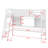 Loft Bed With Storage Shelves, Desk And Ladder-1936767150