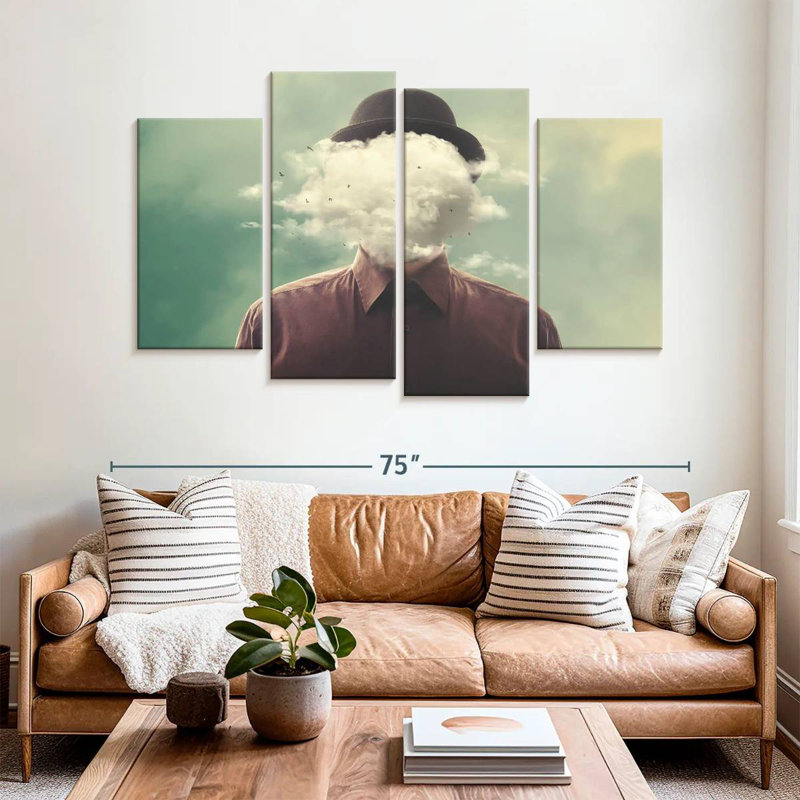 Kelan Head In The Clouds, 42" H x 68" W